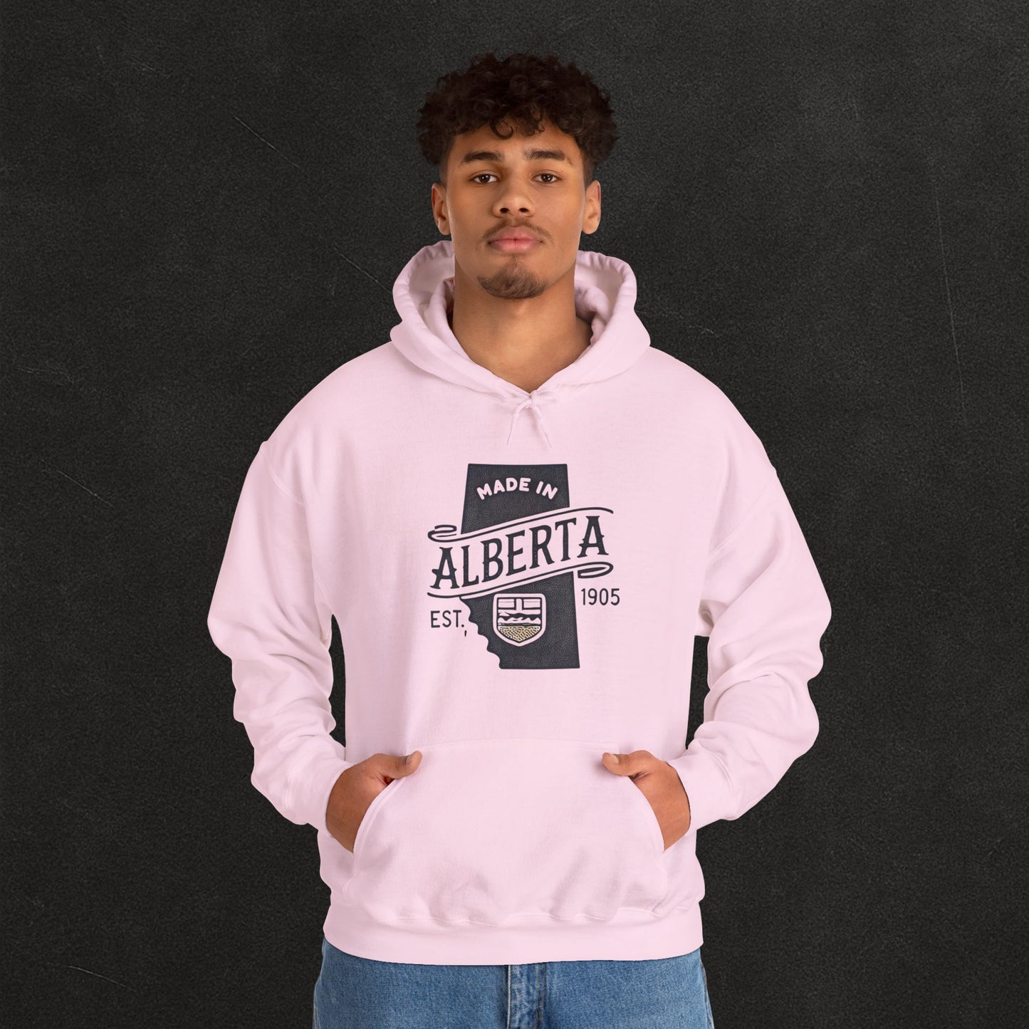 Alberta Proud Heavy Hoodie – Thick Unisex Pullover for the Prairie Weather