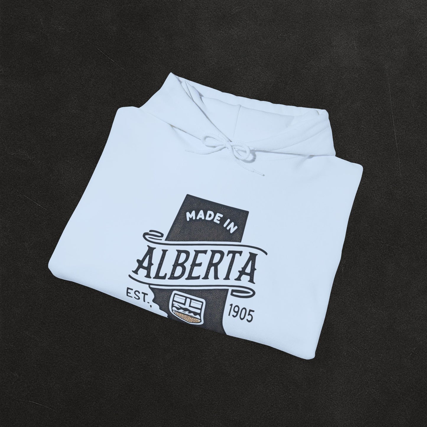 Alberta Proud Heavy Hoodie – Thick Unisex Pullover for the Prairie Weather