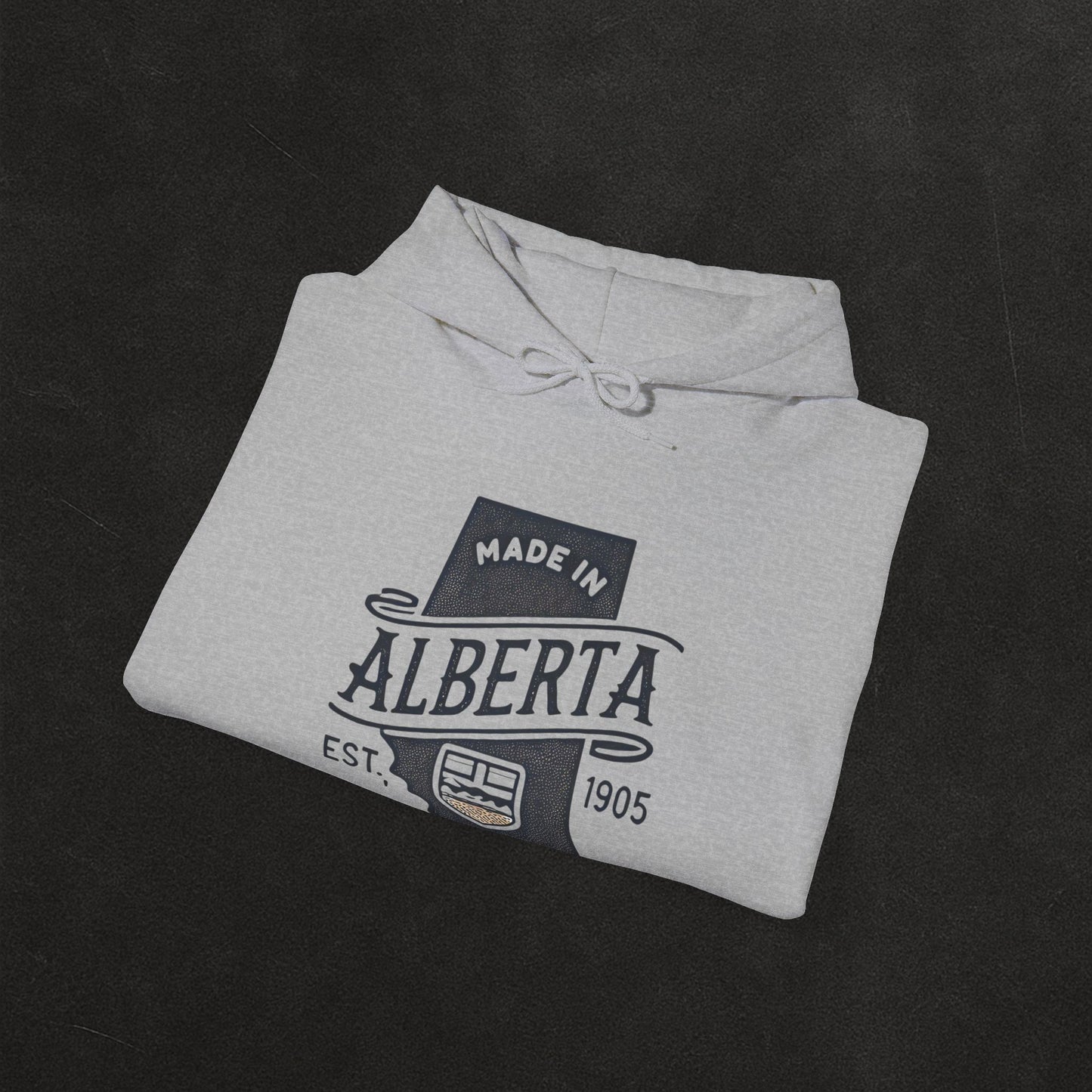 Alberta Proud Heavy Hoodie – Thick Unisex Pullover for the Prairie Weather