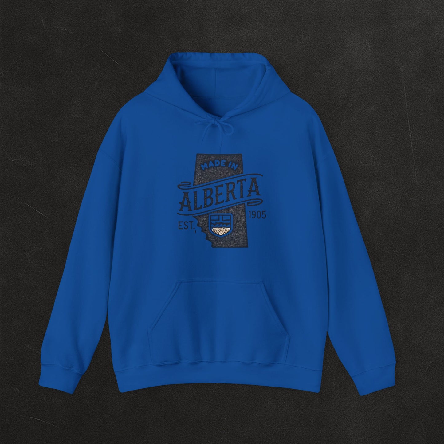 Alberta Proud Heavy Hoodie – Thick Unisex Pullover for the Prairie Weather