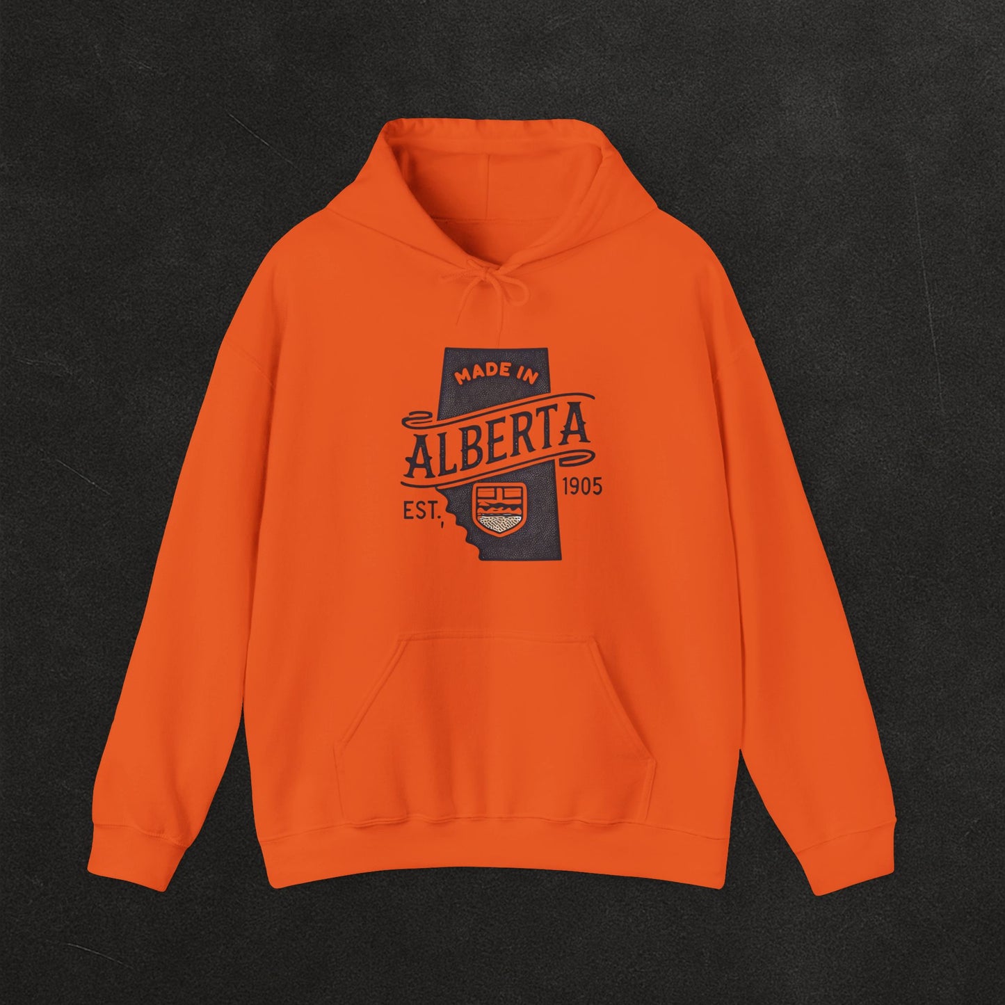 Alberta Proud Heavy Hoodie – Thick Unisex Pullover for the Prairie Weather