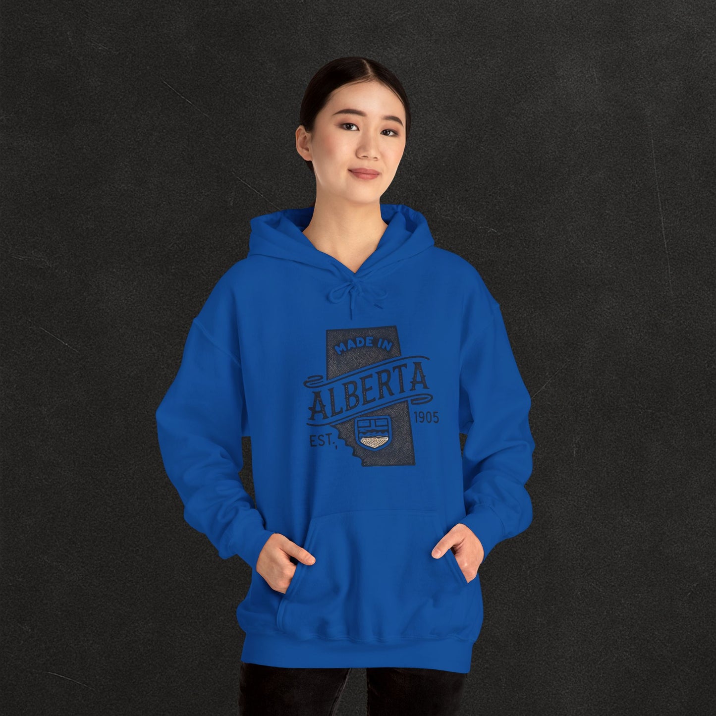 Alberta Proud Heavy Hoodie – Thick Unisex Pullover for the Prairie Weather