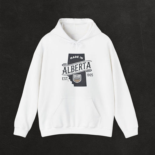 Alberta Proud Heavy Hoodie – Thick Unisex Pullover for the Prairie Weather