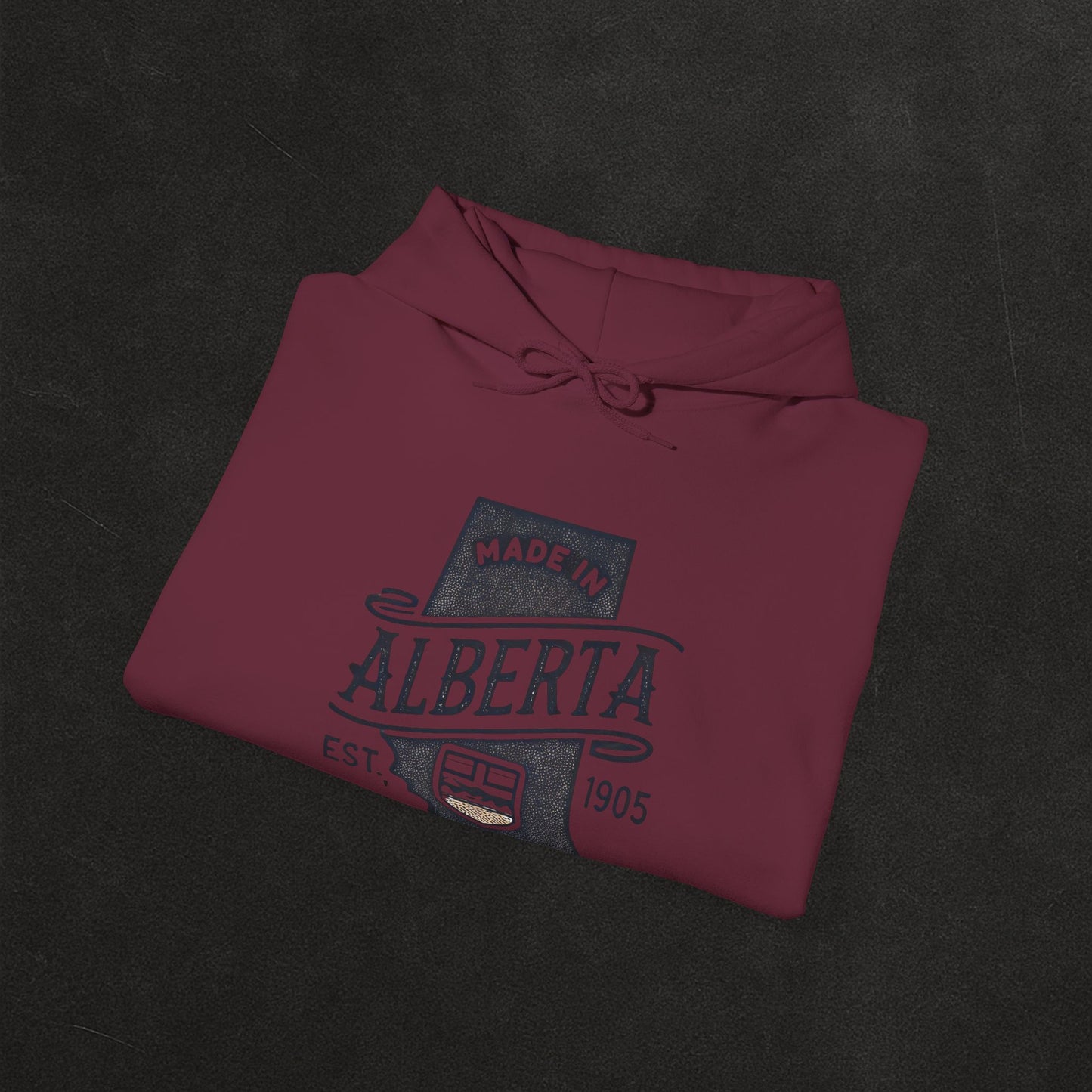 Alberta Proud Heavy Hoodie – Thick Unisex Pullover for the Prairie Weather