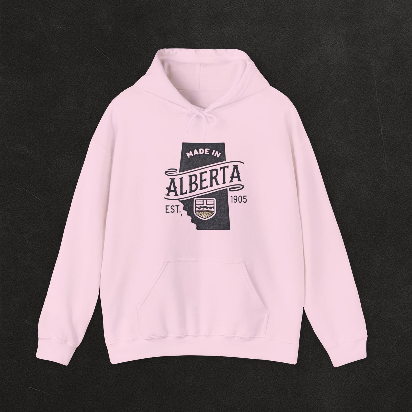 Alberta Proud Heavy Hoodie – Thick Unisex Pullover for the Prairie Weather
