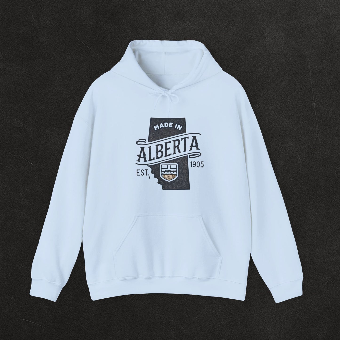 Alberta Proud Heavy Hoodie – Thick Unisex Pullover for the Prairie Weather